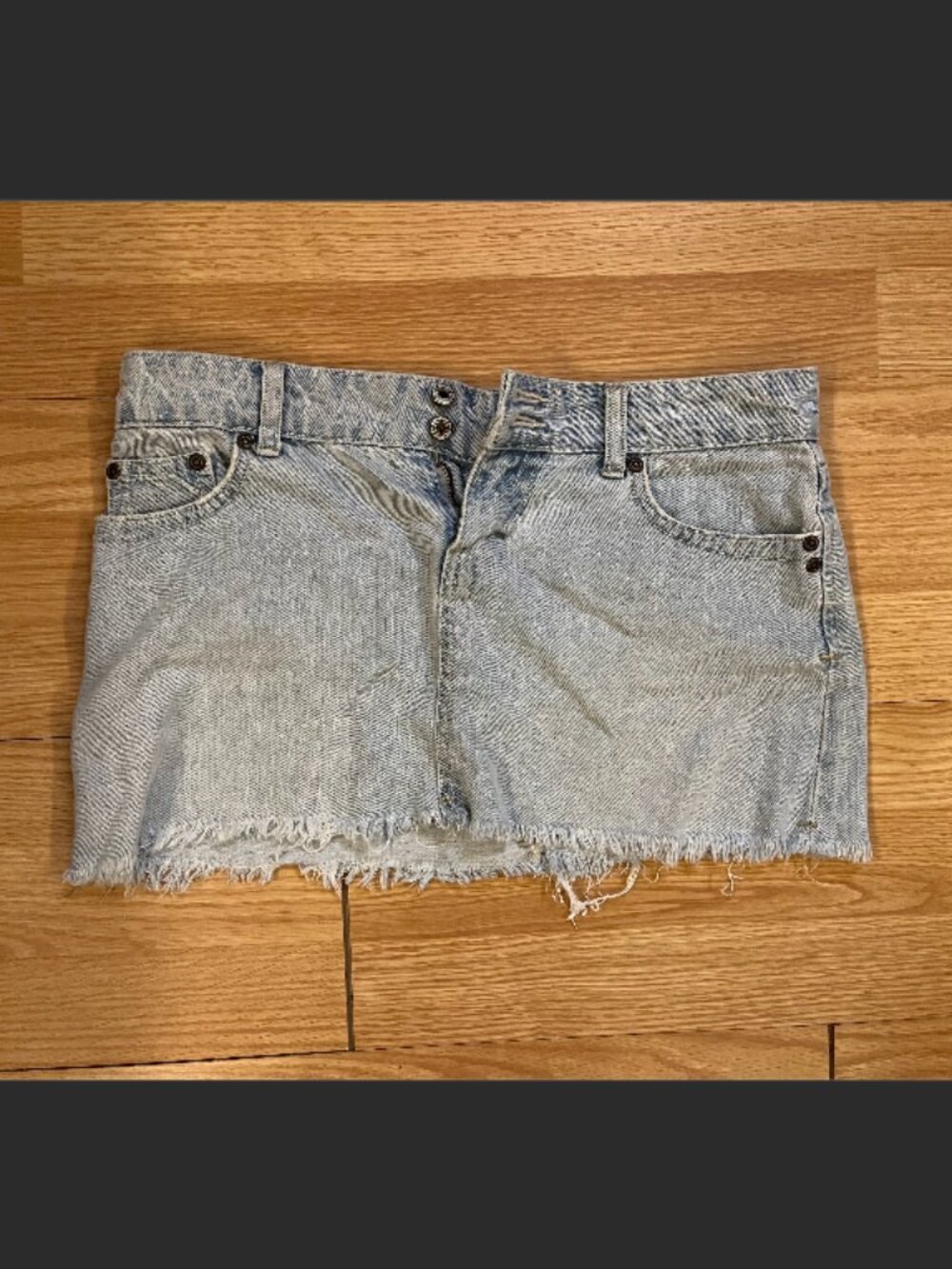 Garage Denim Mini Skirt- Size 5